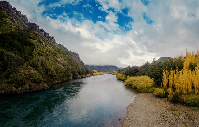 River Futaleufu in Patagonia