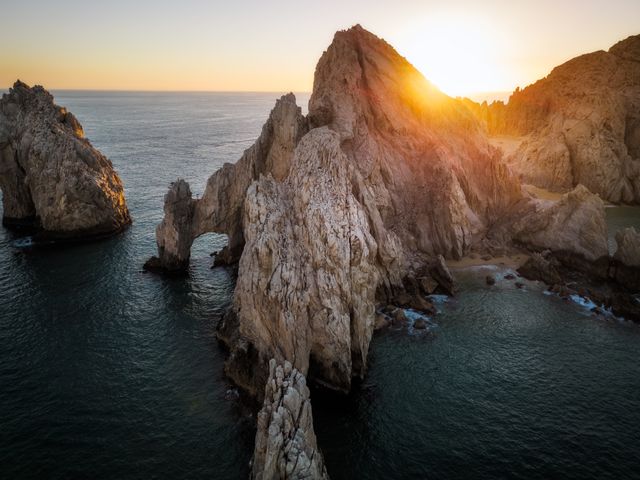 The breath-taking coastline at Lands End