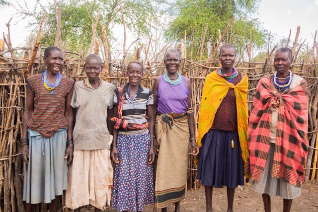 Friendly natives from Maasai Village