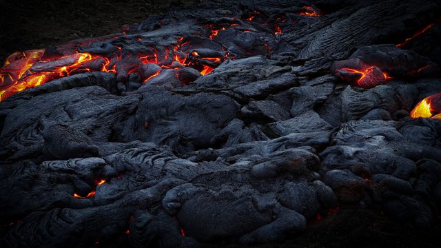 volcano in India on Barren Island
