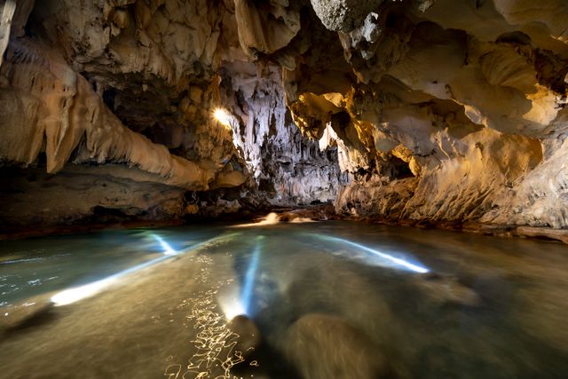 A prehistoric cave at Puerto Princesa Subterranean River National Park, Palawan, Philippines