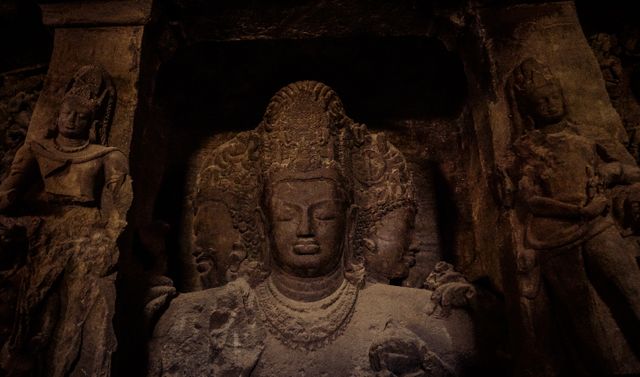 The Mahakali Caves in Andheri East, Mumbai