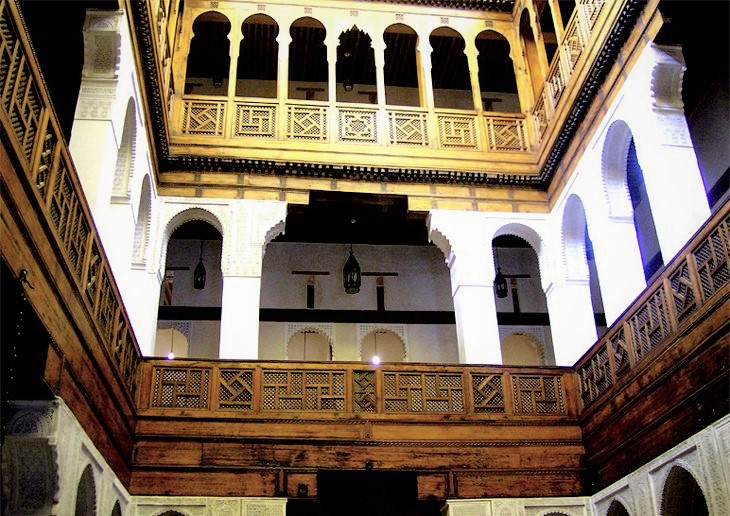 carved doors, ornate chests and cabinets inside the museum