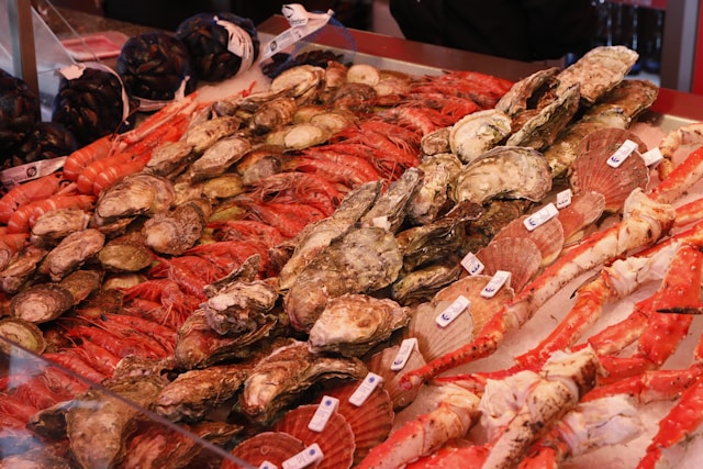 Seafood platter