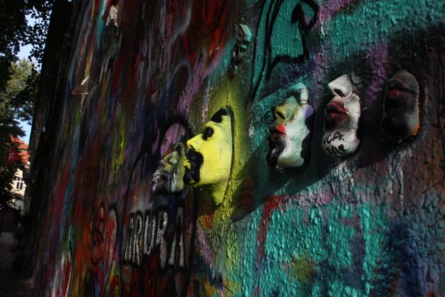 Legal graffiti area in Ragsved south of town, Stockholm