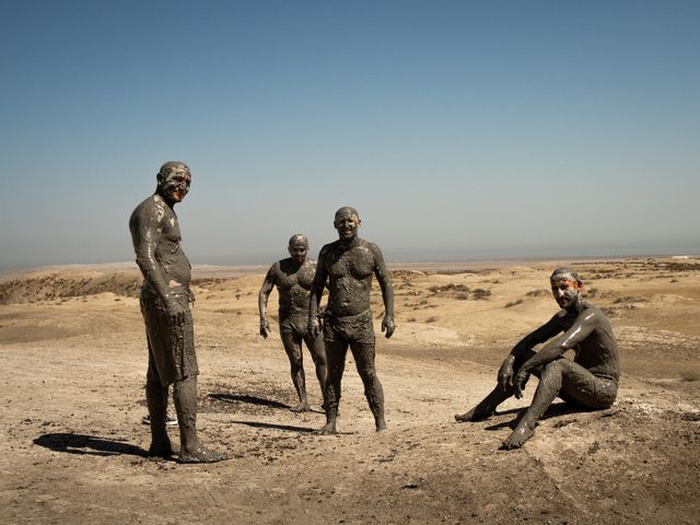 Mud treatment from the dead sea, Jordan