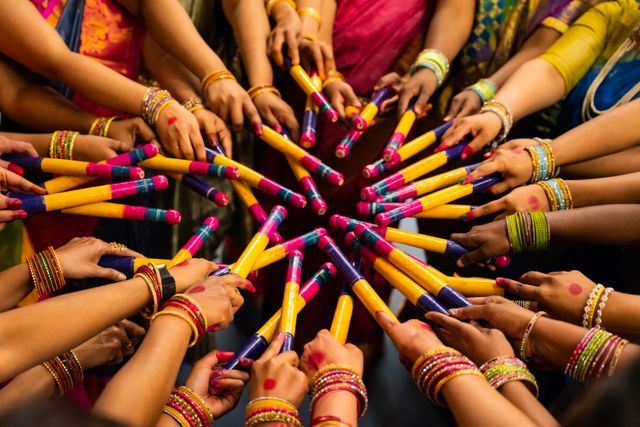 Navratri garba at the Ambaji temple - Reasons To Visit Gujarat