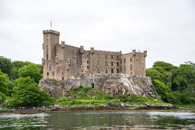 Dunvegan Castle on the Isle of Skye, Scotland