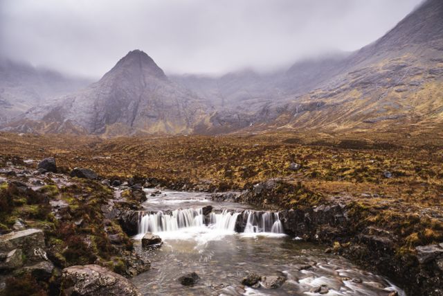 Fairy Pools on the Isle Of Skye. Scotland