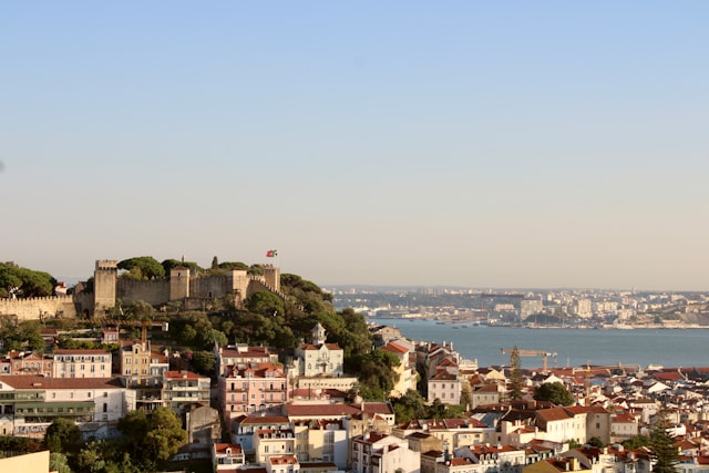 View of the city from one of the viewpoints of São Jorge Castle