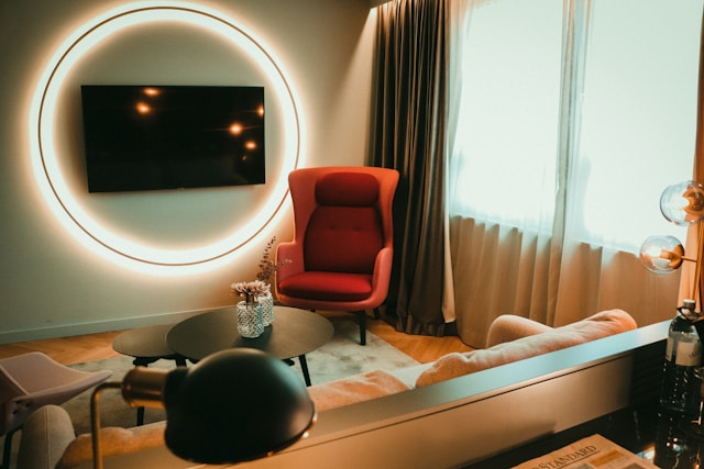You can use the TV in your room to stream your favourite shows