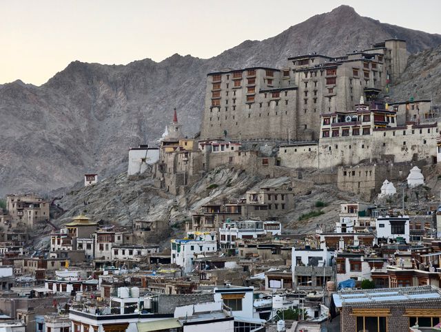 Leh Palace the monastery in center of Leh city