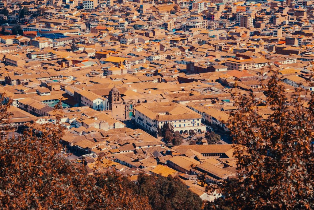 View Of Cusco In Peru