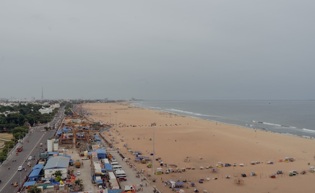 places to see in chennai marina beach