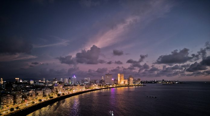 Marine drive at night, (Image Source: Unsplash) Marine drive at night