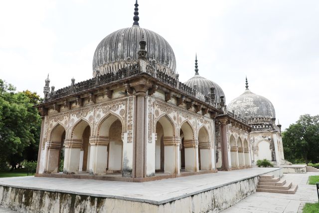 Beautiful Qutb Shahi Tombs in Hyderabad, India