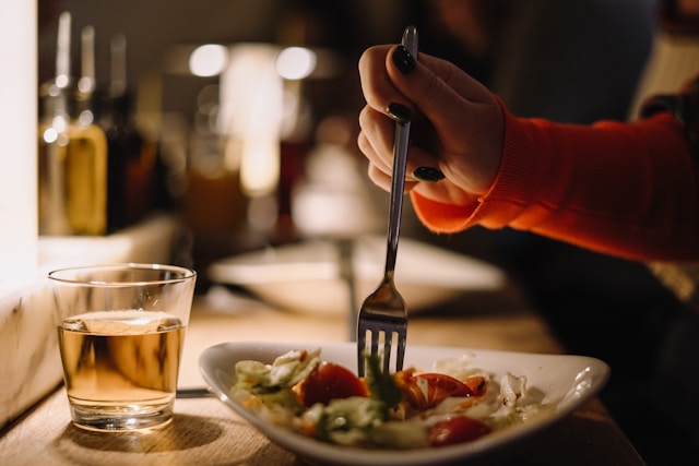 Drink while you eat in Italy
