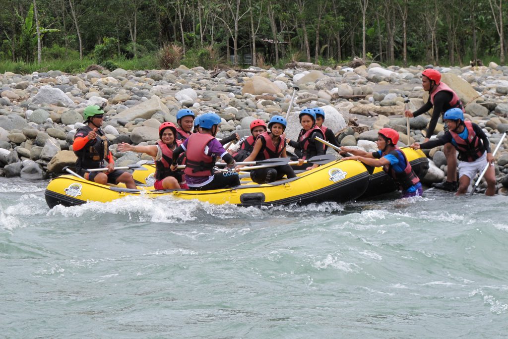 White water rafting in Kedaiman, Sabah