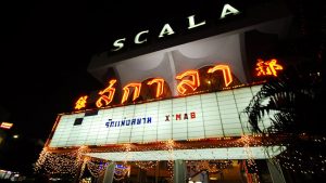 Scala cinema entrance - unusual things to do in Bangkok