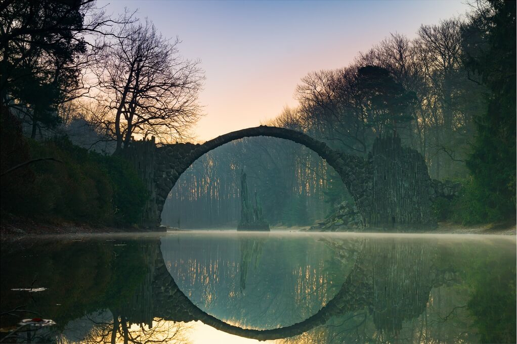 Rakotzbrücke Devil's Bridge Germany, Mysterious Destinations