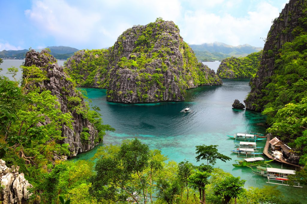 Palwan, landscape of Coron, Busuanga island, Palawan province, Philippines