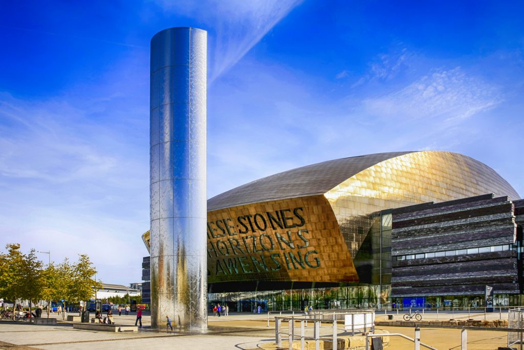 Wales Millenium Centre building in Cardiff, UK things to do in cardiff