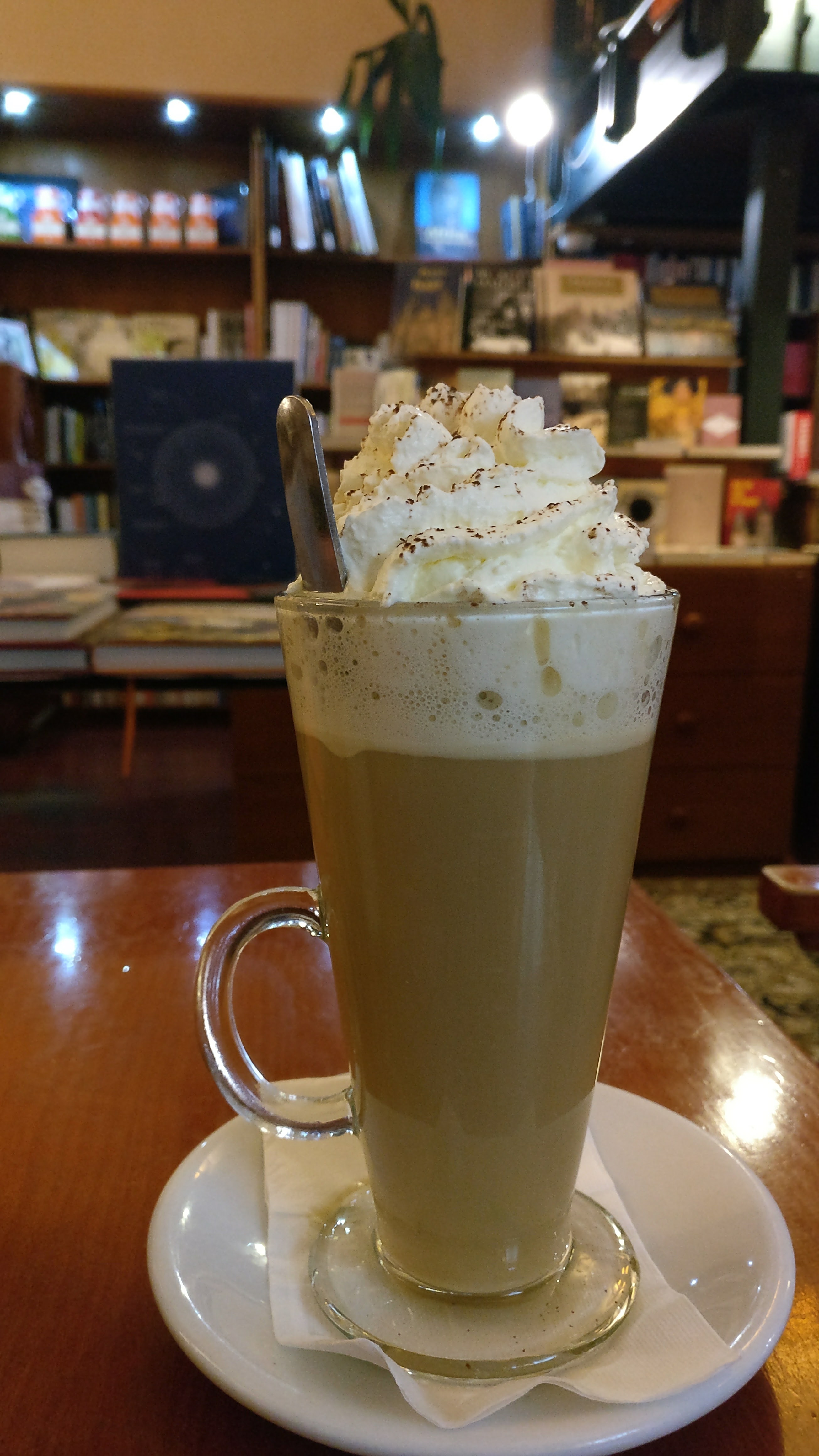 Coffee with whipped cream - drinks in Prague