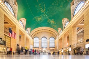 Entrance Hall of Grand Central Terminal (Grand Central Station) in New York City, USA.