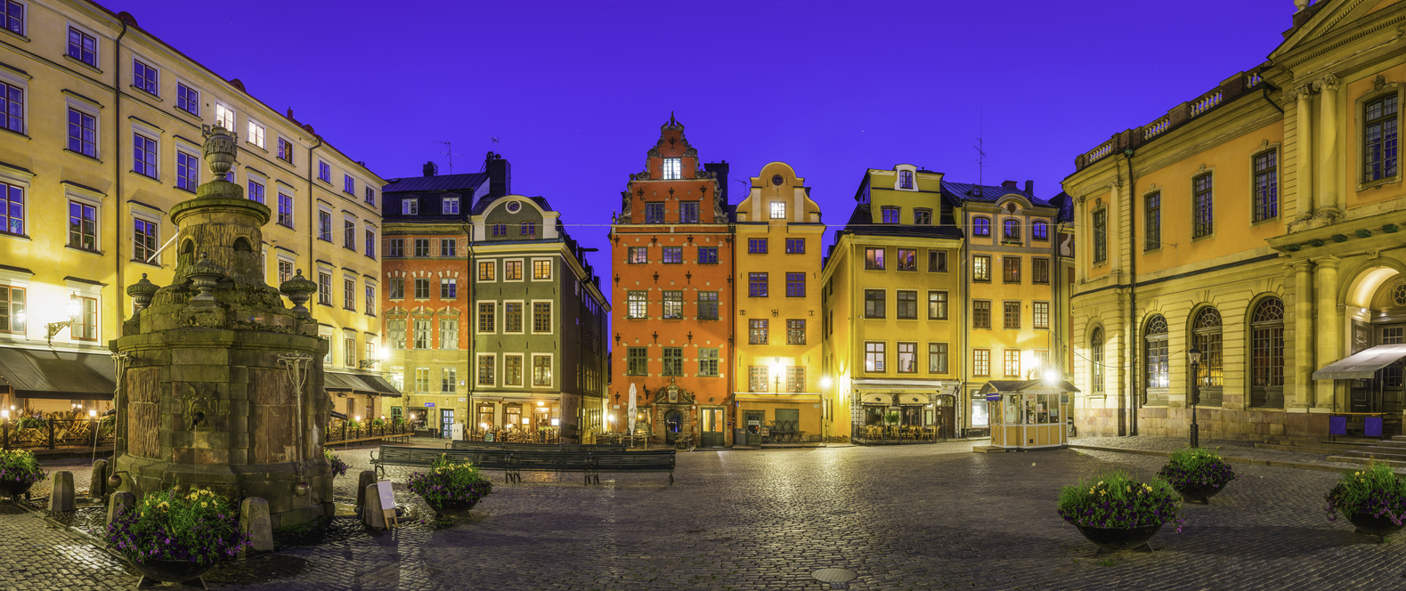 Visiting the colourful townhouses and quaint restaurants of Stortorget (the main Square), Gamla Stan, is one of the many things to do in Sweden Stockholm