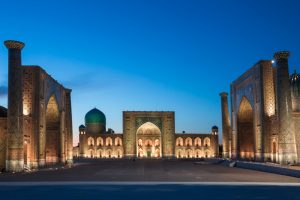 Registan Square in Samarkand, Uzbekistan