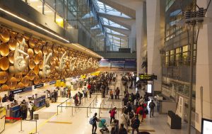 Indira Gandhi International Airport in New Delhi, India