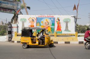 Autorickshaw commute in hyderabad