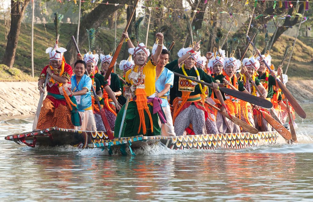 Dragon Boat race, Sangai Festival, Imphal, Manipur travel guide