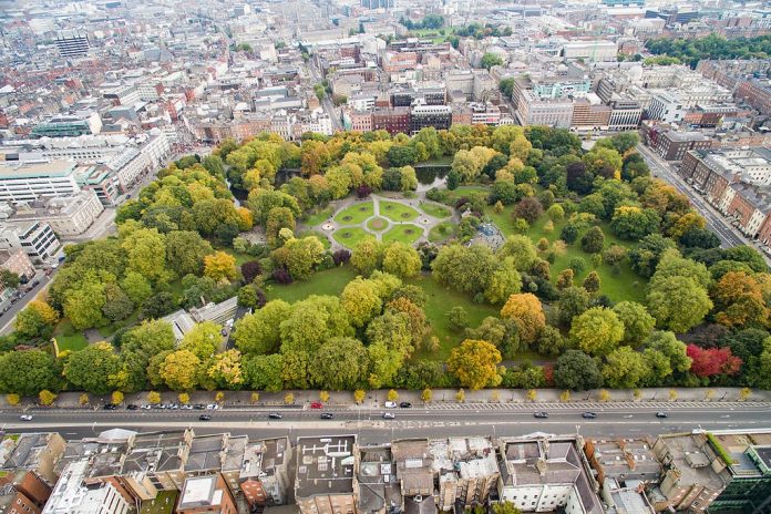 St Stephen's Green Park in Dublin