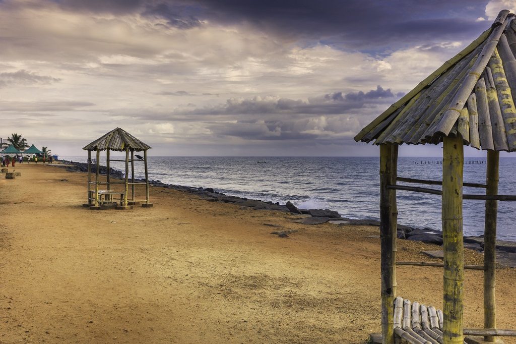 Promenade beach visit pondicherry