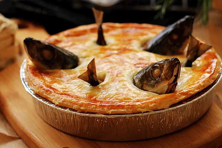 Stargazy Pie Cornish food