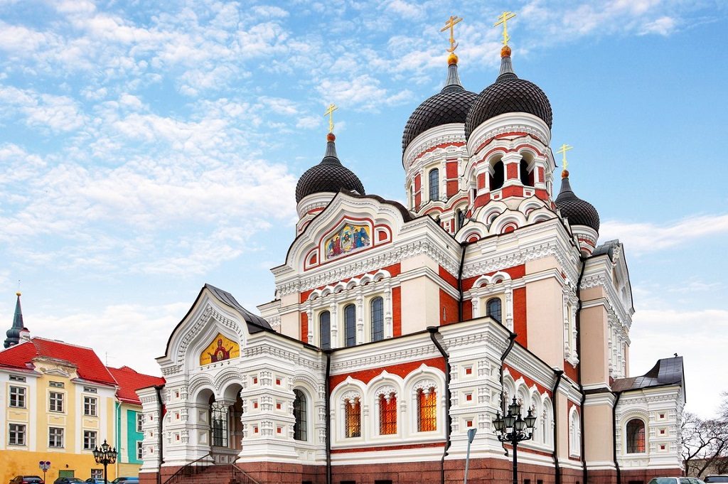 Alexander Nevsky Cathedral in Tallinn Old Town, Estonia
