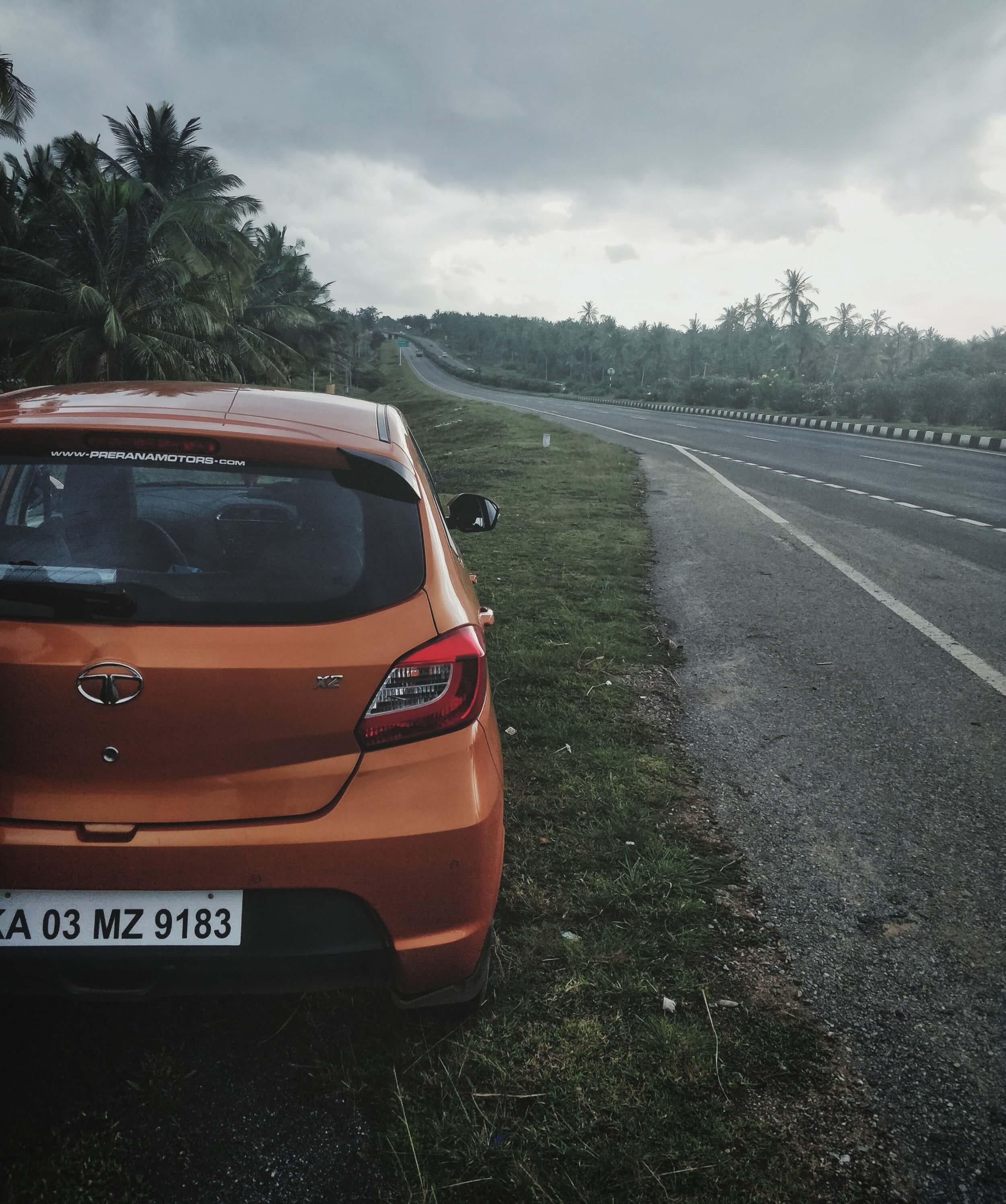 A car by the highway - Malanad Calling