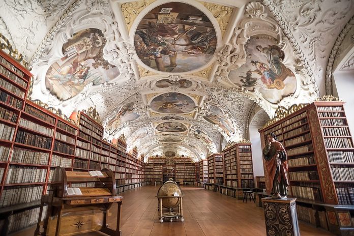 Strahov Monastery Library Prague beautiful libraries