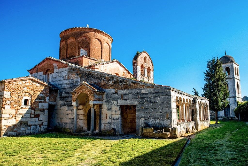 Saint Mary church in Apollonia in Albania