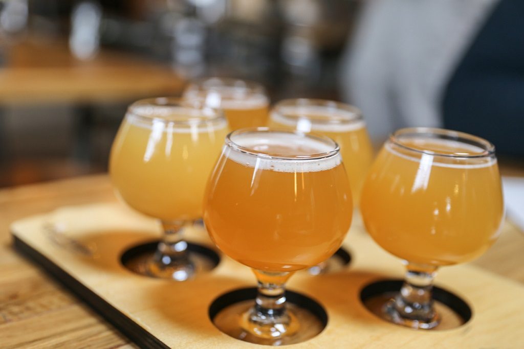 This IPA Craft Beer flight offers a variety of flavor profiles for the popular style of beer known as the India Pale Ale.