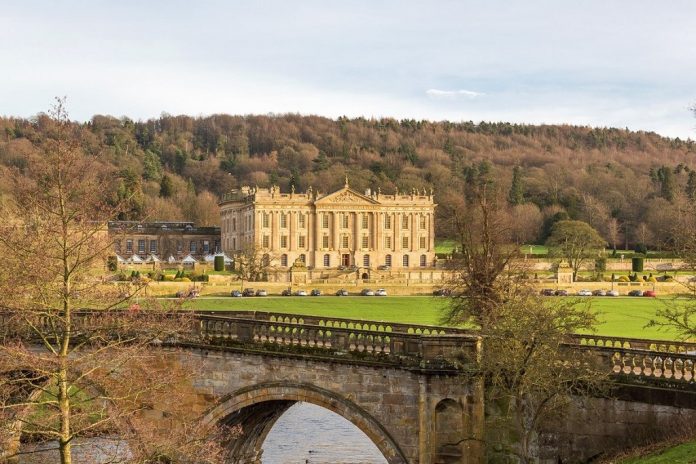 hatsworth House and Estate, Derbyshire, UK