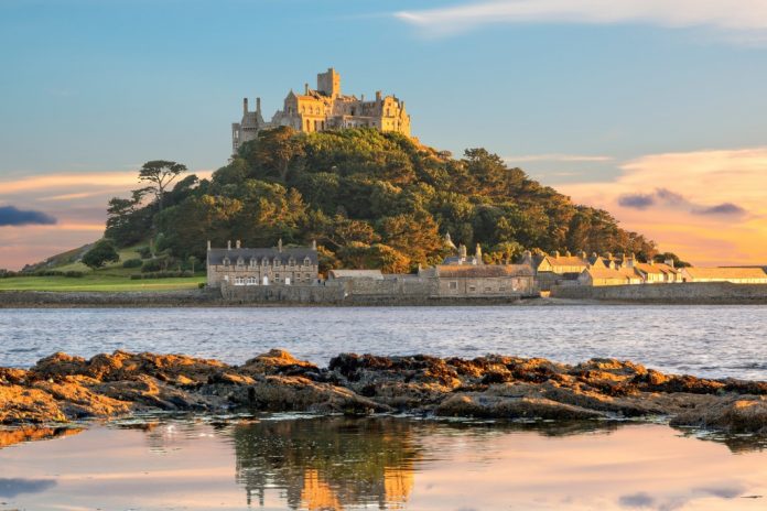 St Michael's Mount island in Cornwall