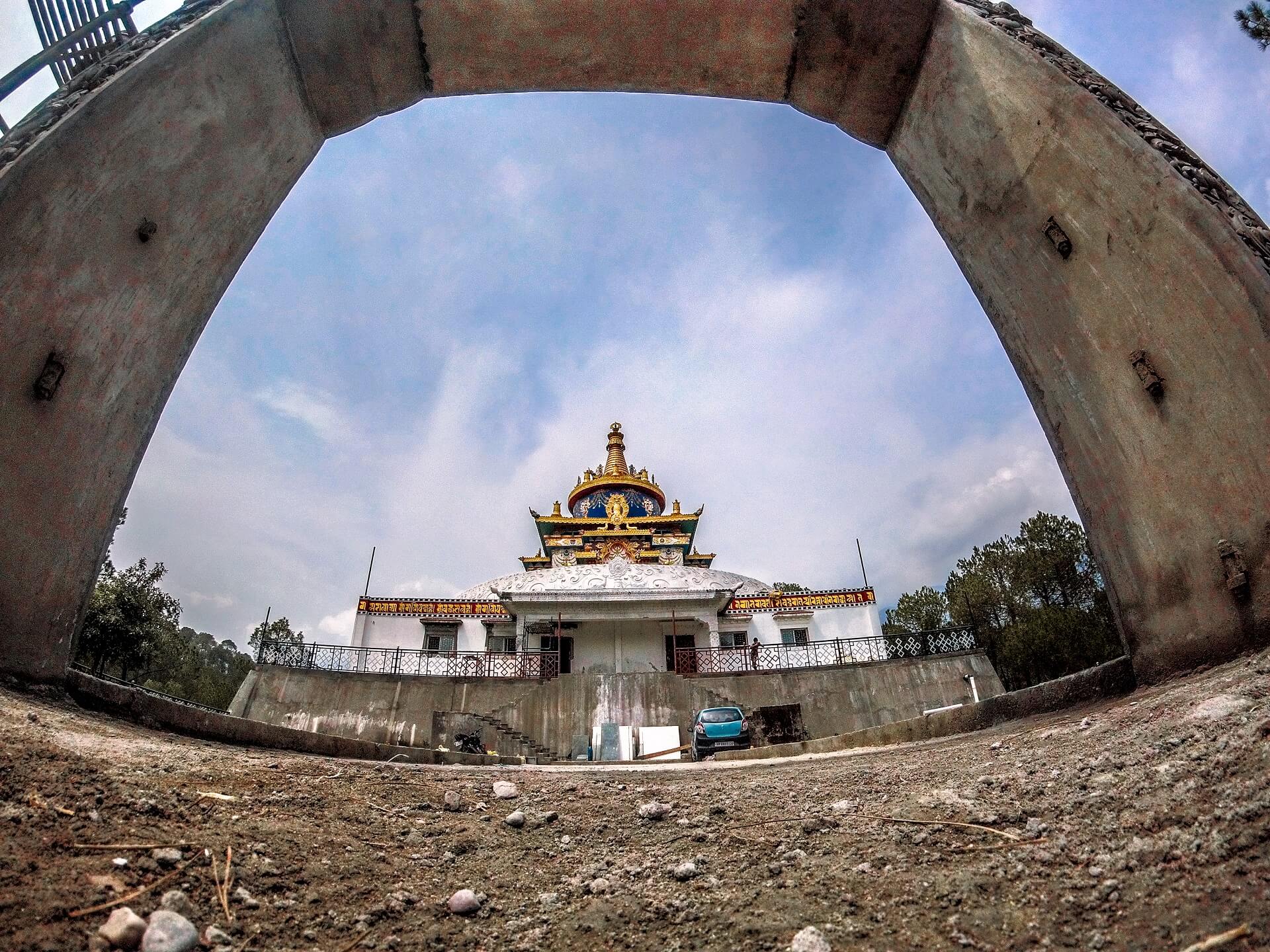 Paplung Sherabling Monastery from Outside, Bir Billing, Himachal Pradesh