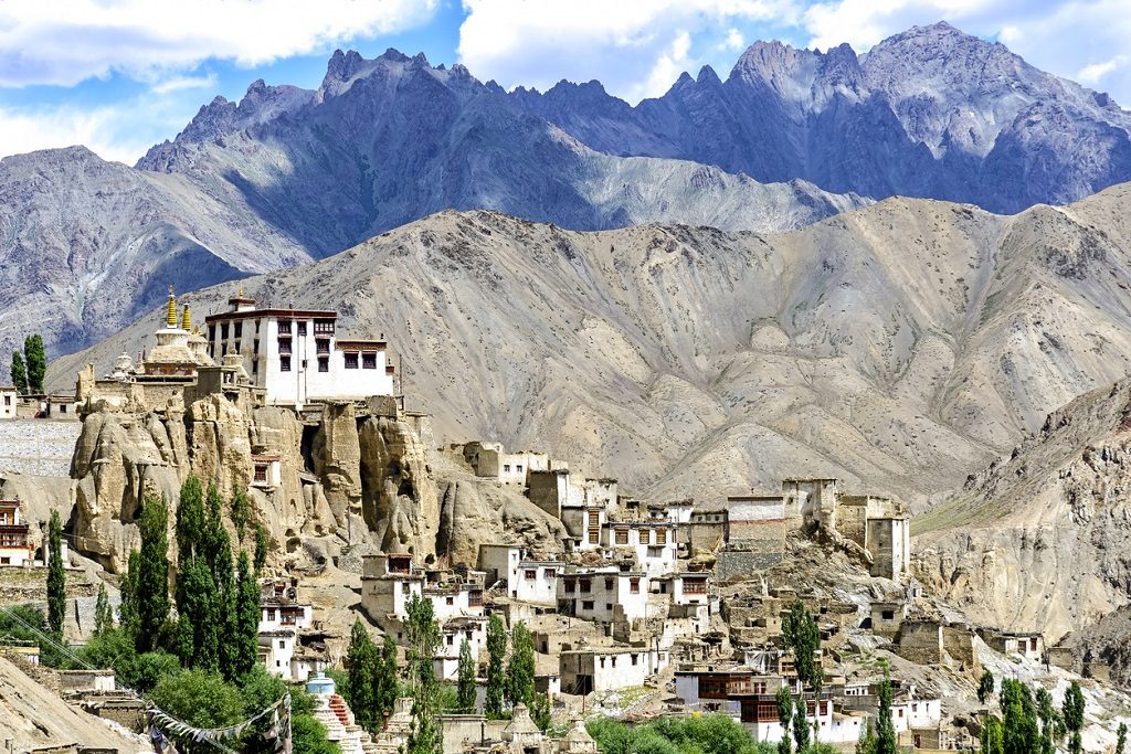 Panoramic view of Lamayuru monastery in Ladakh, India - hill stations in india