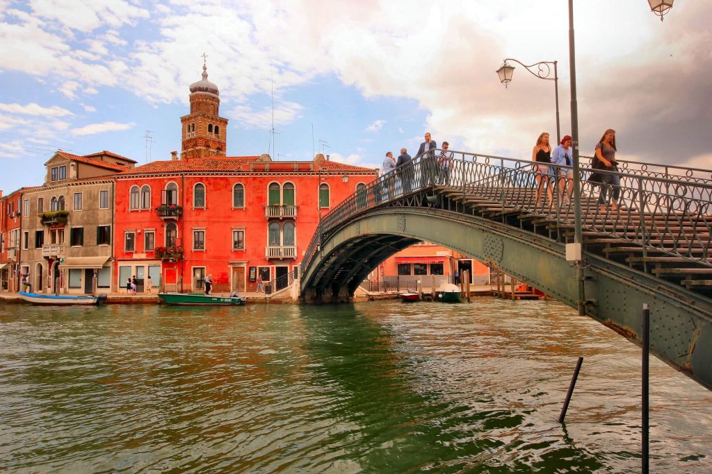 Main Bridge Murano Island Italy - Venice on a budget
