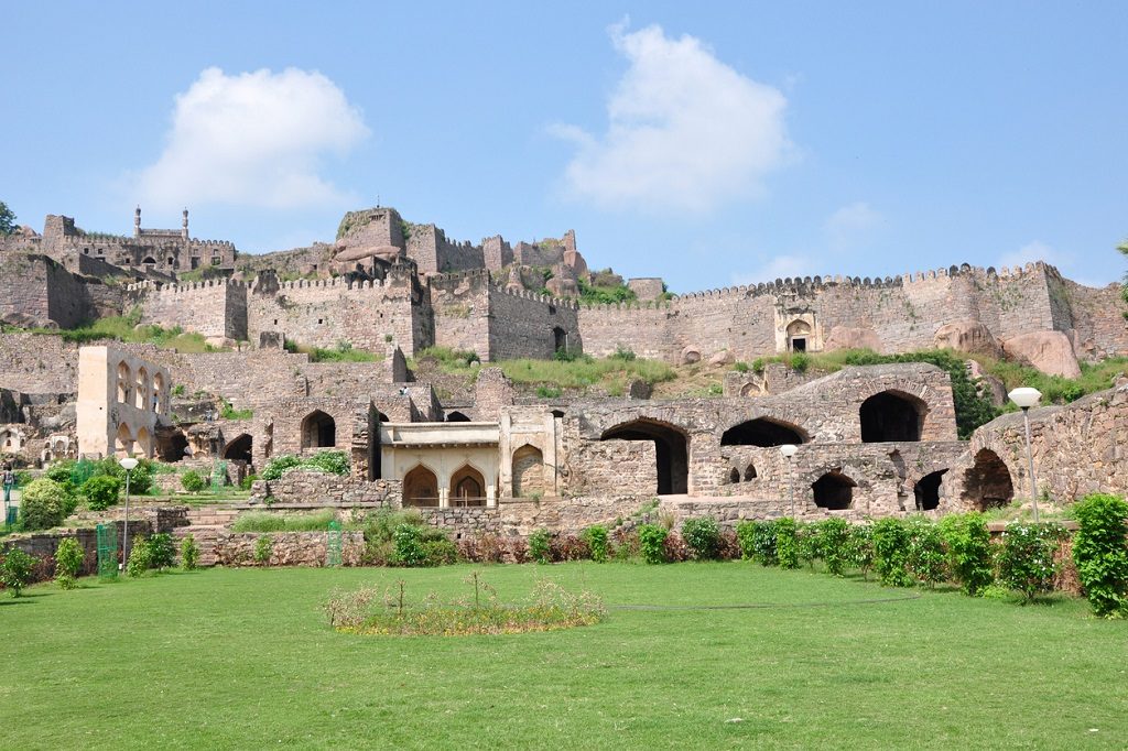 Golconda Fort in Hyderabad, India