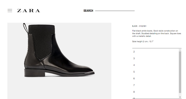 zara thick soled ankle boots