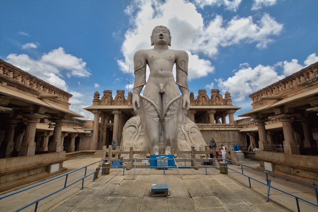 The statue of Gomateswara Bahubali