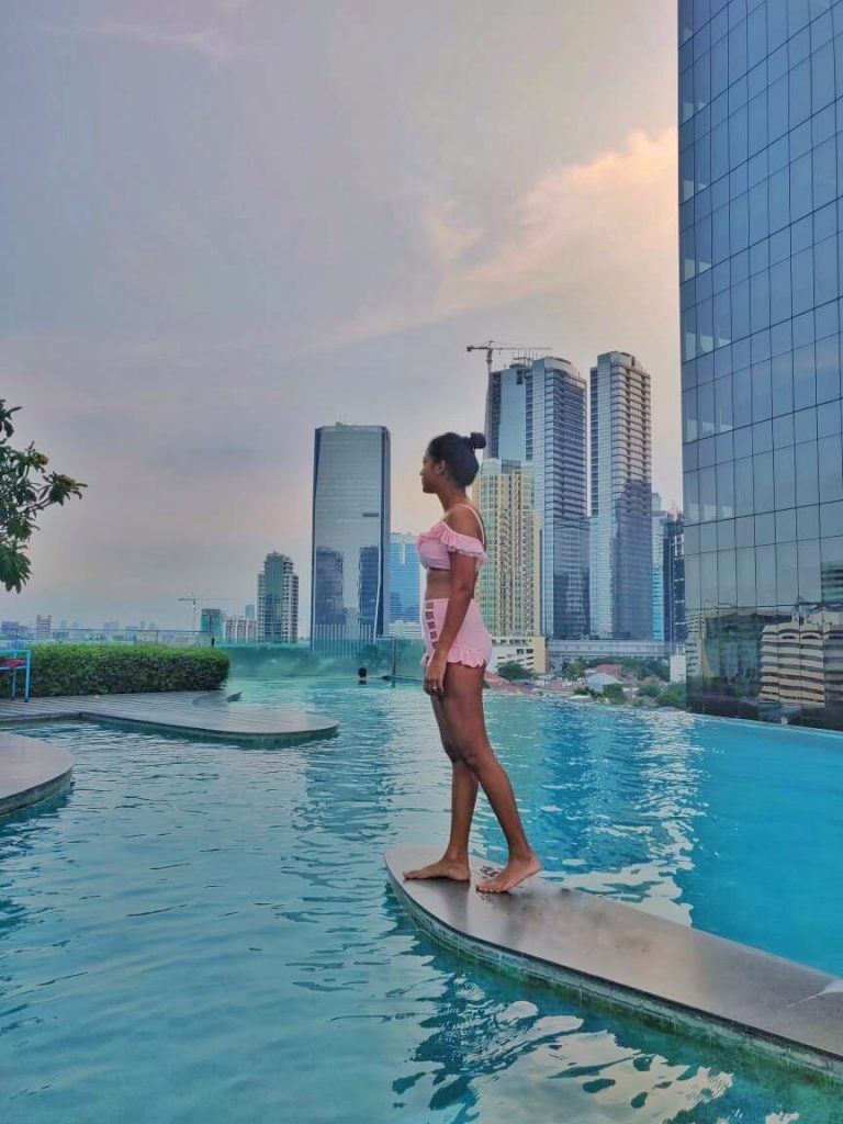 Infinity Pool at Manhattan Hotel Jakarta